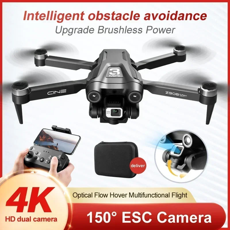 Dron Profesional de Doble Cámara 8K