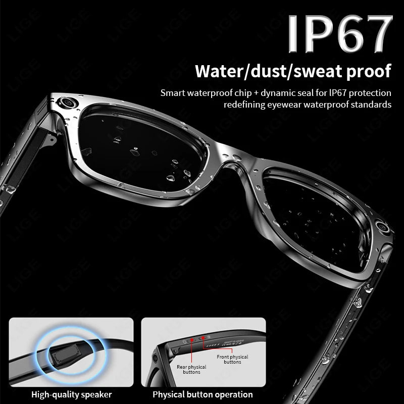 Gafas Inteligentes con Sonido y Cámara de Grabación